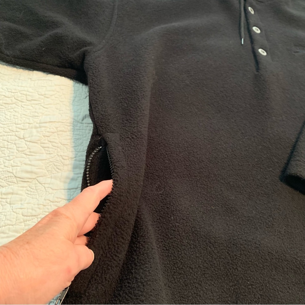 Men’s Black Fleece Speedo Hoodie Size XL - Picture 6 of 14